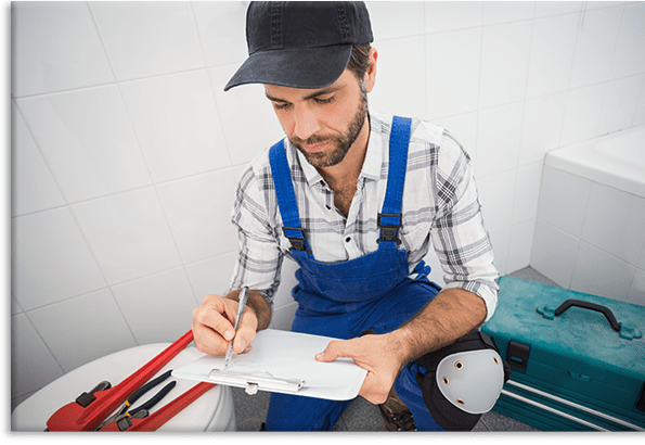 install a toilet